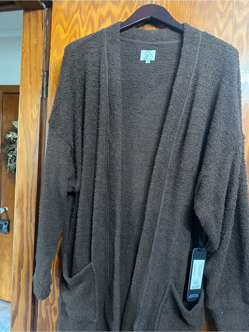 Kuwalla Tee Plush open cardigan Size Large NWT